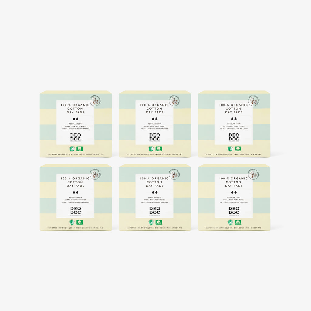 Dagbind Eco Bomull 6pk