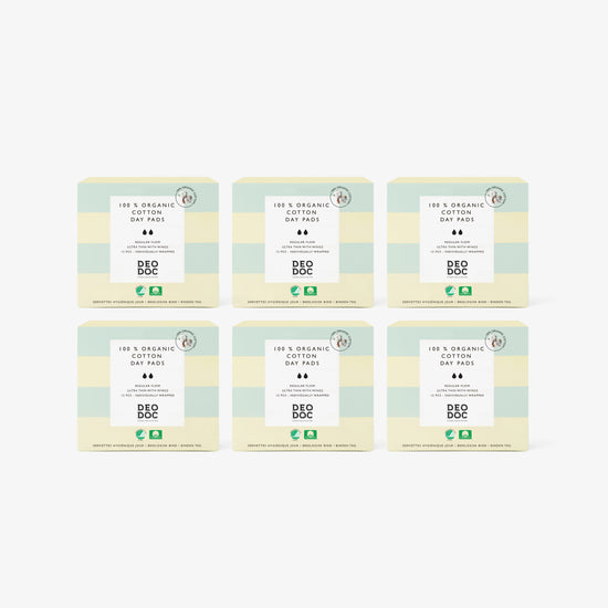 Dagbind Eco Bomull 6pk