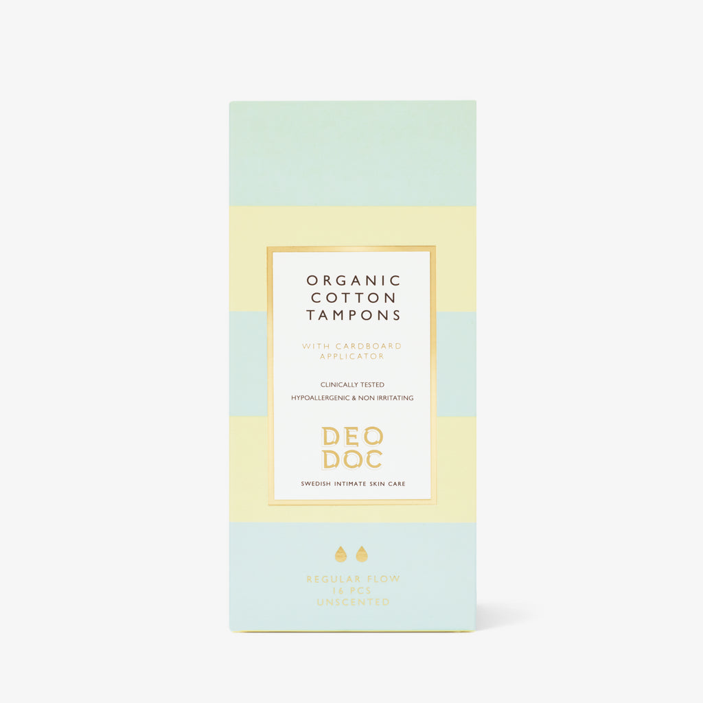 Cotton Tampons med applikator - Deodoc Sweden