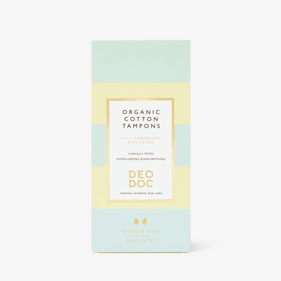 Cotton Tampons med applikator - Deodoc Sweden