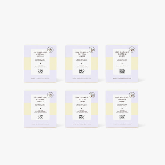 Truseinnlegg Eco Bomull 6pk Individuelle