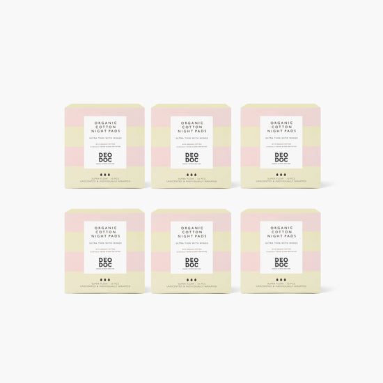 Nattbind Eco Bomull 6pk
