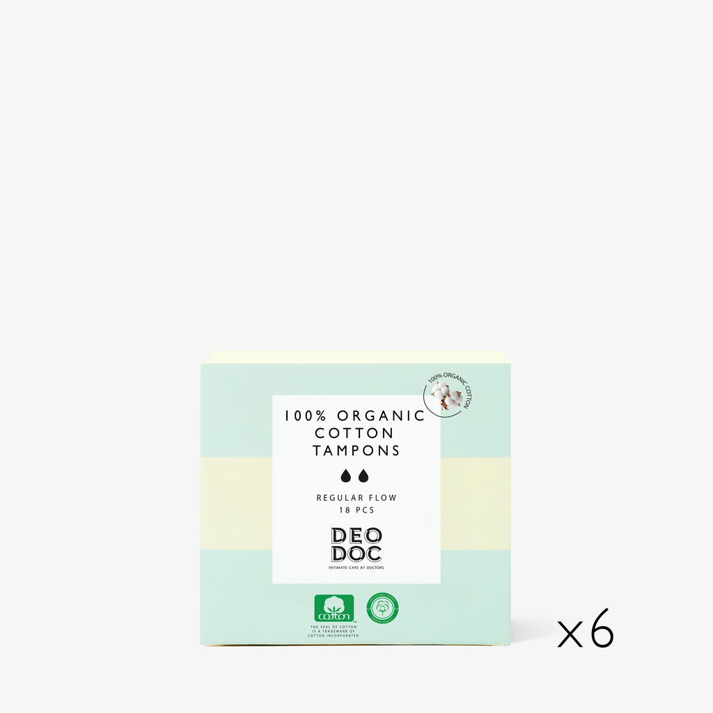 Tampong Eco Bomull 6pk