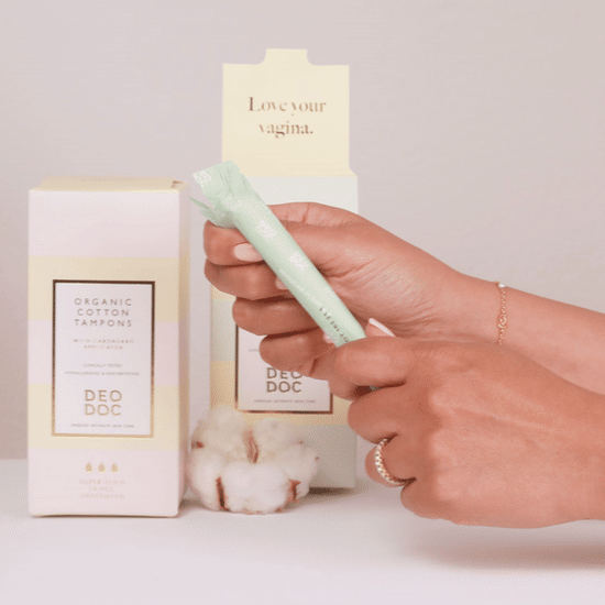 Tampong Eco Bomull med applikator